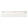 vidaXL Étagères murales 2 pcs Blanc 50x12x9 cm Bois de pin massif