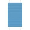 vidaXL Store pliss&eacute; bleu 75x150 cm largeur du tissu 74,4 cm polyester