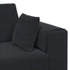 vidaXL Canap&eacute; 3 pcs Noir 250 x 188 x 76 cm Velours