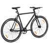 vidaXL Vélo à pignon fixe noir 700c 51 cm