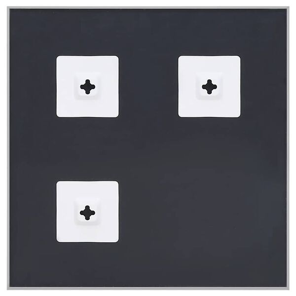 vidaXL Miroir Argent&eacute; 40x40 cm