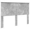 vidaXL Cadre de lit Gris B&eacute;ton 150 x 200 cm Bois de pin massif