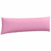 vidaXL Coussins de canapé 2 pcs Rose 145 x 40 cm tissu