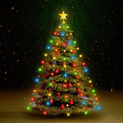 vidaXL Guirlande lumineuse d'arbre de Noël 150 LED colorées 150 cm