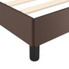 vidaXL Cadre de lit sans matelas marron 160x200 cm similicuir