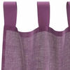 vidaXL Rideaux en voile avec boucles 2 pcs violet 140x260 cm