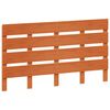 vidaXL T&ecirc;te de lit cire marron 150 cm bois massif de pin