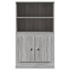 vidaXL Buffet haut sonoma gris 60x35,5x103,5 cm bois d'ing&eacute;nierie