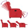 vidaXL Fauteuil inclinable Rouge Similicuir