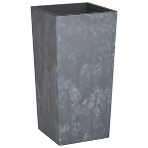 vidaXL Jardini&egrave;re et int&eacute;rieur amovible gris 21/49 L PP aspect b&eacute;ton