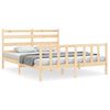 vidaXL Cadre de lit sans matelas 160x200 cm bois massif de pin