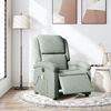 vidaXL Fauteuil inclinable électrique de massage gris clair velours