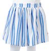 Jupe pour enfants bleu cobalt et blanc 128