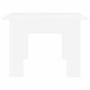 vidaXL Table basse Blanc 100x60x42 cm Bois d'ing&eacute;nierie