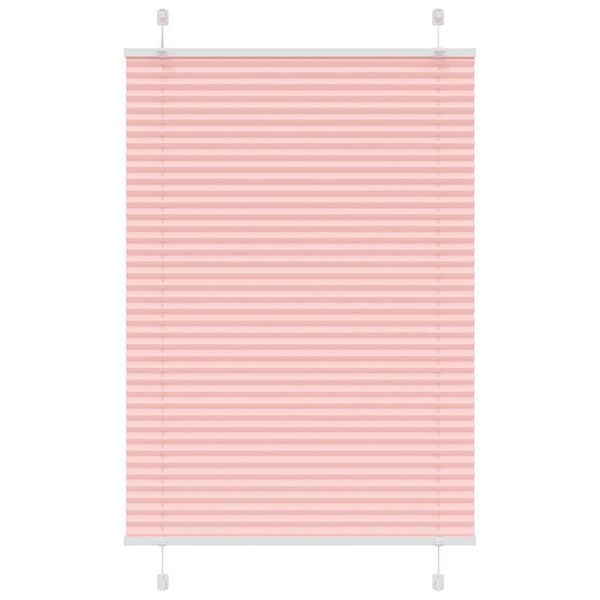 vidaXL Store pliss&eacute; rose 85x150 cm largeur du tissu 84,4 cm polyester