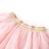 Jupe avec tulle pour enfants rose clair 140