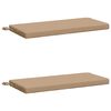 vidaXL Coussins de banc 2 pi&egrave;ces SOEST 2 pc 100 % polyester Sable