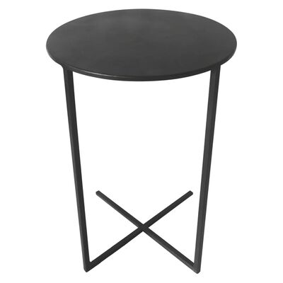 Lesli Living Table d'appoint Xavi 35x60 cm Noir