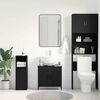 vidaXL Meuble de Lavabo de Salle de Bain Ch&ecirc;ne noir 60 x 30 x 60 cm