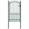 vidaXL Portail de cl&ocirc;ture avec pointes EMMEN 104 x 134,5 cm