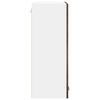 vidaXL Armoire suspendue Ch&ecirc;ne fum&eacute; 60 x 31 x 80 cm Bois d'ing&eacute;nierie