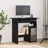 vidaXL Bureau ch&ecirc;ne noir 80x45x74 cm bois d'ing&eacute;nierie