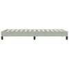 vidaXL Cadre de lit sans matelas gris clair 80x210 cm velours