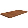 vidaXL Comptoir de salle de bain Marron fonc&eacute; 80x40x2,5 cm Bois trait&eacute;