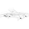 vidaXL Cadre de Lit &Eacute;lectrique R&eacute;glable Blanc 90 x 213 cm Acier