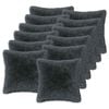 vidaXL Coussin avec oreiller HEERLEN 12 pi&egrave;ces Anthracite Fleece PV