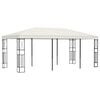 vidaXL Belv&eacute;d&egrave;re 3x6 m Cr&egrave;me Tissu