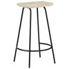 vidaXL Tabourets de bar lot de 4 bois de manguier massif