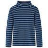 T-shirt enfants &agrave; manches longues bleu marine 128