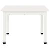vidaXL Table basse Blanc 50 x 50 x 36 cm Bois de pin massif