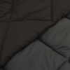vidaXL Duvet d'hiver Noir et anthracite 220 x 155 cm Microfibre