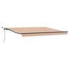 vidaXL Tissu de auvent Multicolore 400 &times; 350 cm Polyester