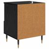 vidaXL Cabinet de chevet Ch&ecirc;ne noir 40 x 35 x 50 cm Bois d'ing&eacute;nierie