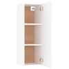 vidaXL Meubles TV 2 pcs Blanc 30,5x30x90 cm Bois d&rsquo;ing&eacute;nierie