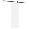 vidaXL Porte coulissante ORKDAL Blanc 73,5 x 211 cm Pin massif