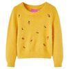 Pull-over tricot&eacute; pour enfants ocre 116