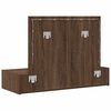 vidaXL Table de Toilette Marron 100 x 40 x 70 cm Bois d'ing&eacute;nierie