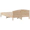 vidaXL Cadre de lit sans matelas 140x200 cm bois massif de pin