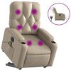 vidaXL Fauteuil inclinable de massage &eacute;lectrique cappuccino similicuir