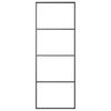 vidaXL Porte coulissante avec kit de quincaillerie 76x205 cm Verre ESG