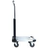 vidaXL Chariot de transport pliable 150 kg Aluminium Argenté