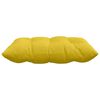 vidaXL Coussins de siège 2 pcs Jaune clair 40 x 40 x 6 cm tissu