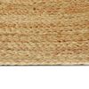 vidaXL Tapis de surface ovale Naturel 122 x 183 cm Jute