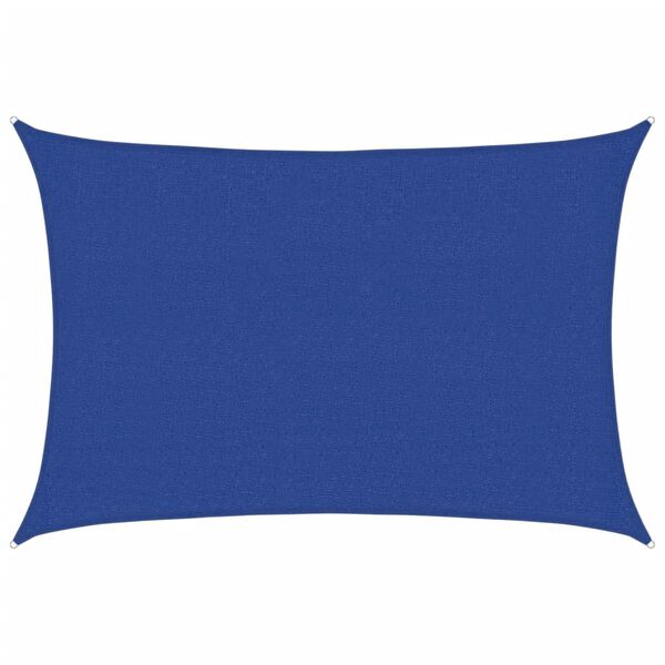 vidaXL Voile d'ombrage 160 g/m&sup2; Bleu 2,5x3,5 m PEHD