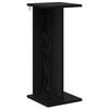 vidaXL Support de Plante Ch&ecirc;ne noir 25 x 25,5 x 60,5 cm