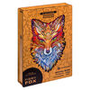 UNIDRAGON Puzzle en bois 700 pcs Fiery Fox Taille royale 41x60 cm